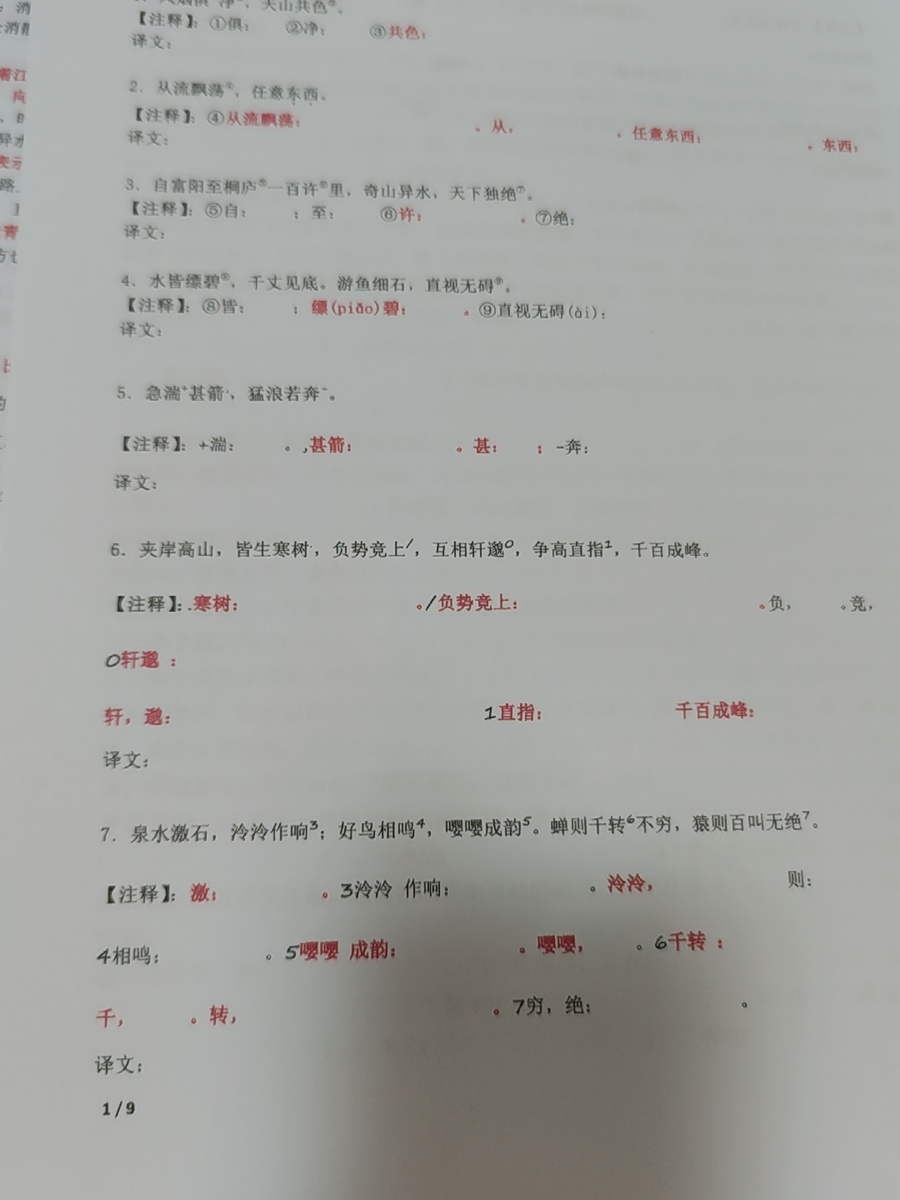 评价晒图